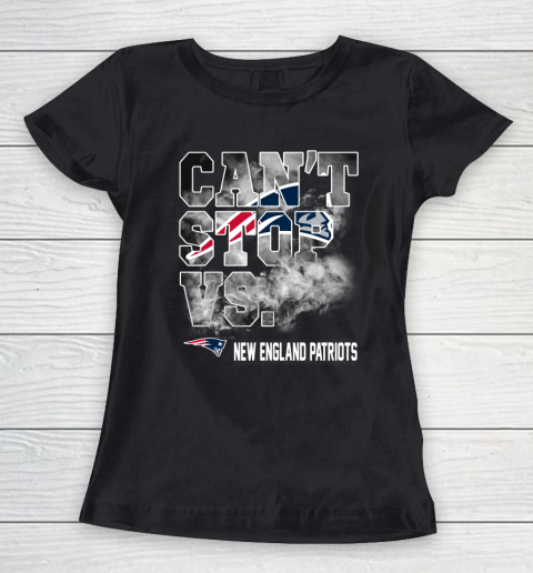 NFL New England Patriots Can't Stop Vs Women's T-Shirt