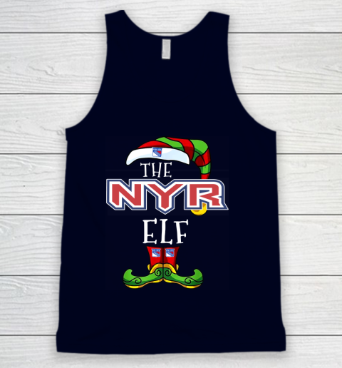 New York Rangers Christmas ELF Funny NHL Tank Top 2