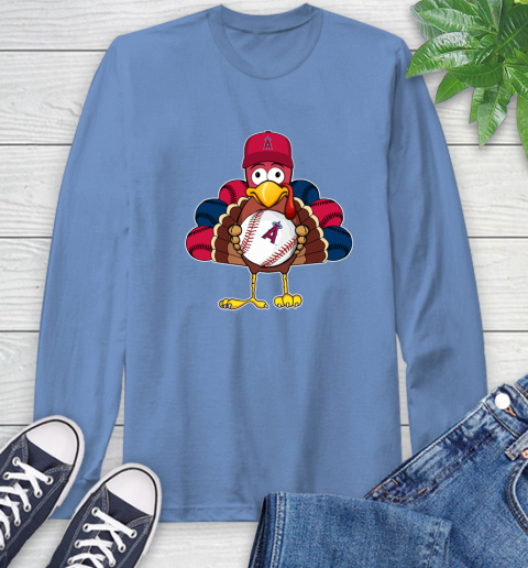 Los Angeles Angels Turkey thanksgiving Long Sleeve T-Shirt 11