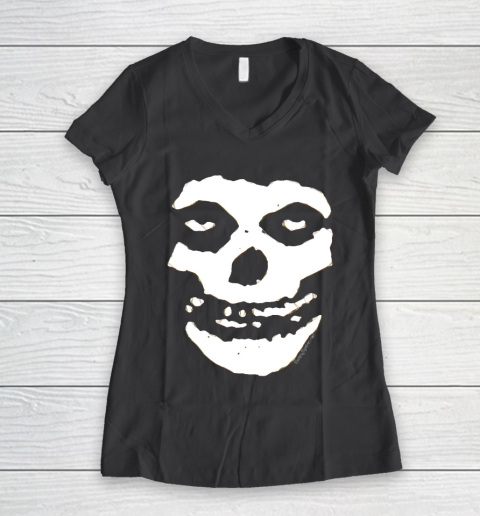 Jerry Only Misfits Women's V-Neck T-Shirt 6