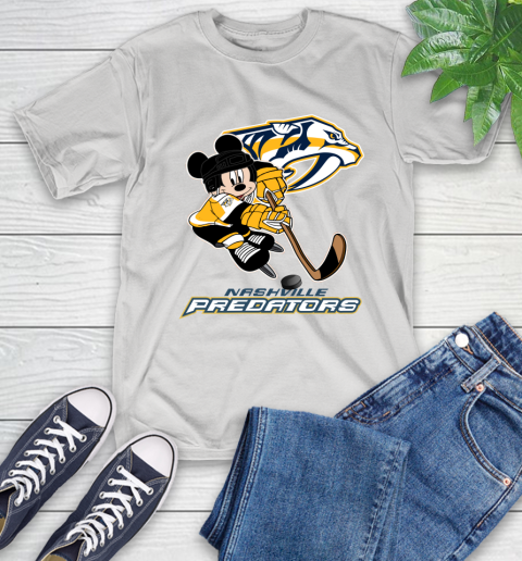 NHL Nashville Predators Mickey Mouse Disney Hockey T Shirt T-Shirt