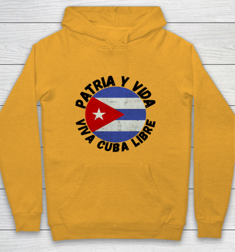Patria Y Vida Viva Cuba Libre SOS CUba Free Cuba Youth Hoodie 2