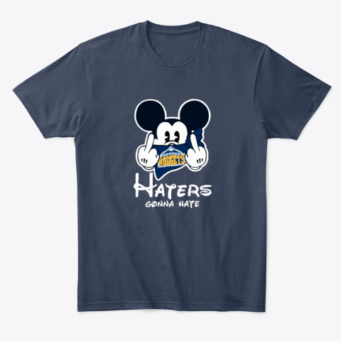 n2v3 denver nuggets haters gonna hate mickey mouse classic t shirt 2 front navy