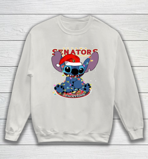 Ottawa Senators NHL Hockey noel stitch Christmas Sweatshirt 8