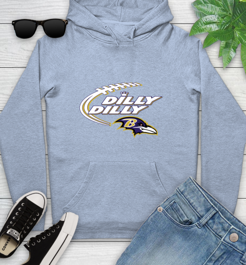 NFL Baltimore Ravens Dilly Dilly Football Sports Youth Hoodie 10