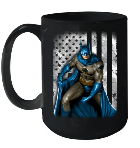 Carolina Panthers NFL Football Batman DC American Flag Shirt Ceramic Mug 15oz