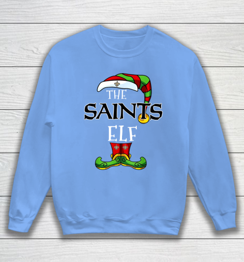 New Orleans Saints Christmas ELF Funny NFL Sweatshirt 8