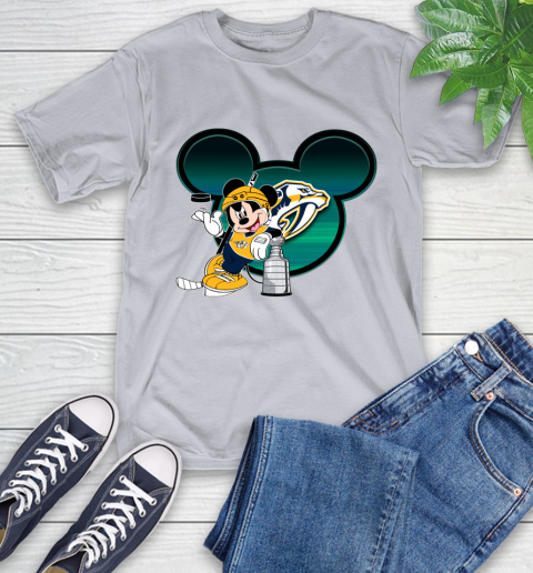 NHL Nashville Predators Stanley Cup Mickey Mouse Disney Hockey T Shirt T-Shirt 6
