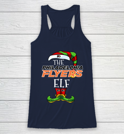 Philadelphia Flyers Christmas ELF Funny NHL Racerback Tank 8
