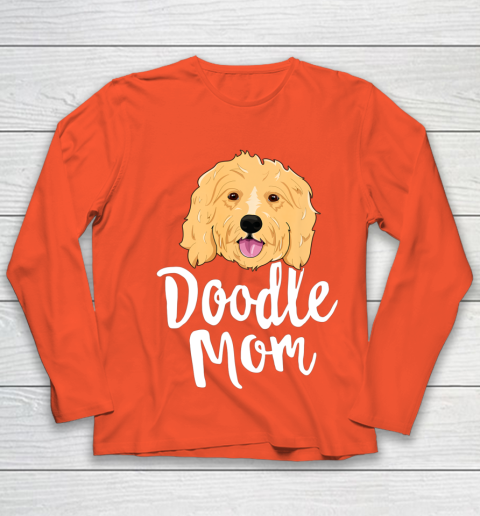 Dog Mom Shirt Doodle Mom T Shirt Women Goldendoodle Dog Puppy Mother Youth Long Sleeve 3