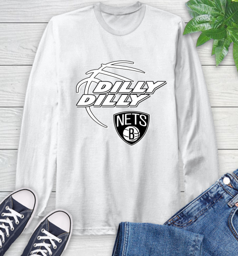 NBA Brooklyn Nets Dilly Dilly Basketball Sports Long Sleeve T-Shirt