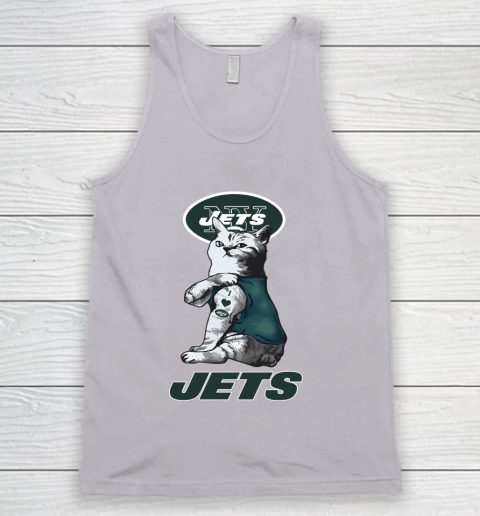 NFL Football My Cat Loves New York Jets Tank Top 3