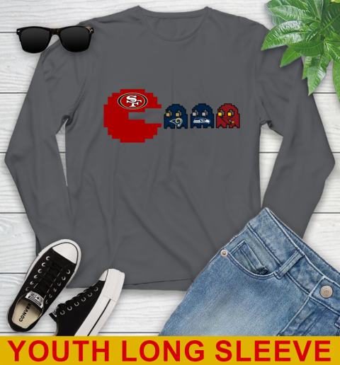 San Francisco 49ers NFL Football Pac Man Champion Youth Long Sleeve 9