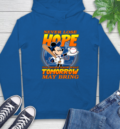 New York Mets MLB Baseball Mickey Disney Never Lose Hope Hoodie 9