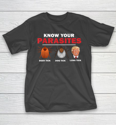 Retro Know Your Parasites Luna Tick Anti Trump T-Shirt