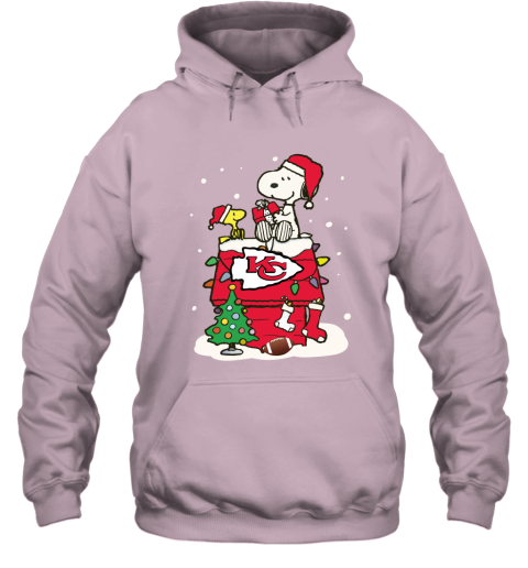 A Happy Christmas With Kansas City Chiefs Snoopy Hoodie