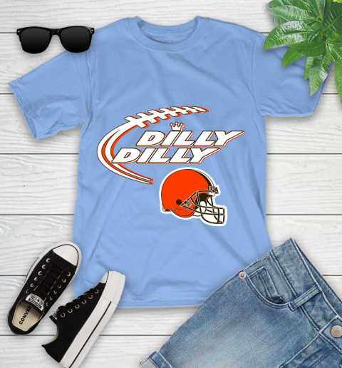 NFL Cleveland Browns Dilly Dilly Football Sports Youth T-Shirt 11