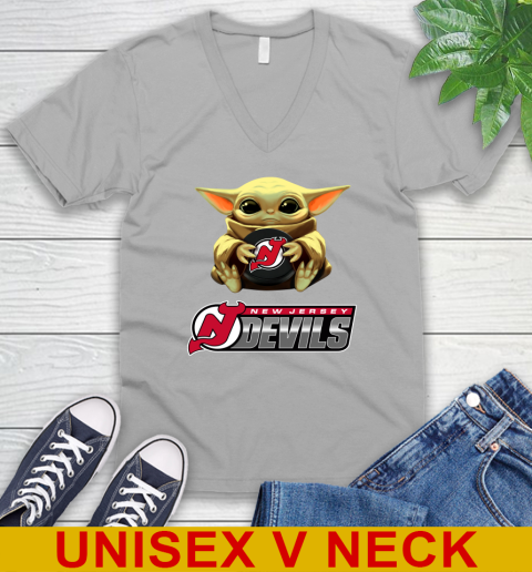 NHL Hockey New Jersey Devils Star Wars Baby Yoda Shirt 52