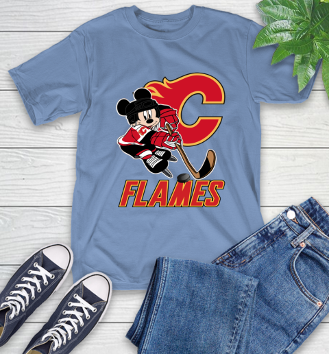 NHL Calgary Flames Mickey Mouse Disney Hockey T Shirt T-Shirt 11