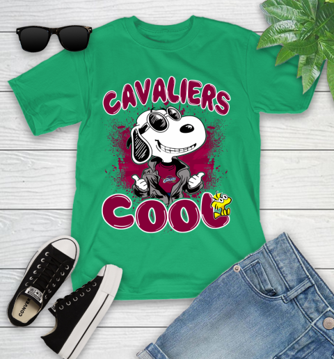 NBA Basketball Cleveland Cavaliers Cool Snoopy Shirt Youth T-Shirt 7