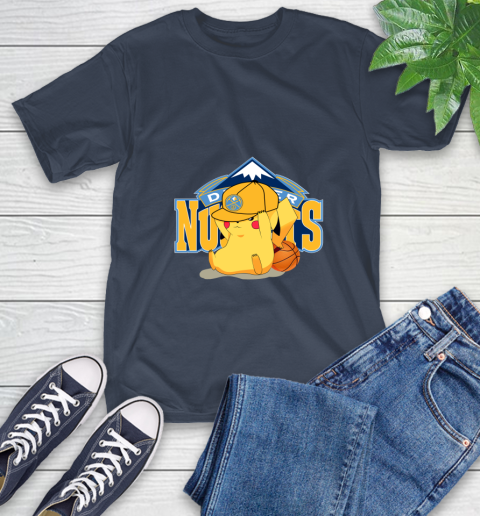 NBA Pikachu Basketball Sports Denver Nuggets T-Shirt 4