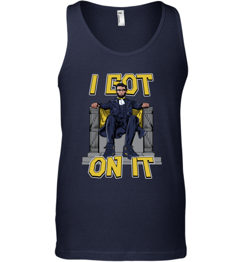 Air Jordan 12 IMichigan Matching Sneaker Tshirt Lincoln Navy and Yellow Jordan Shirt