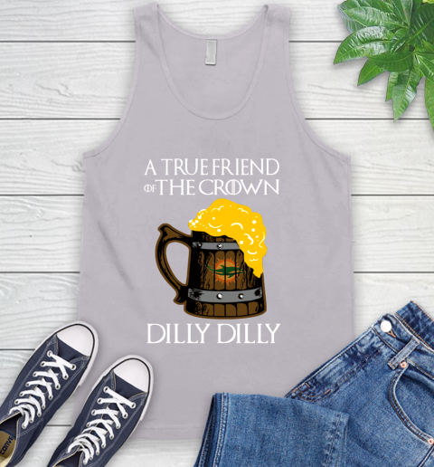 NFL Miami Dolphins A True Friend Of The Crown Game Of Thrones Beer Dilly Dilly Football Shirt Tank Top 3