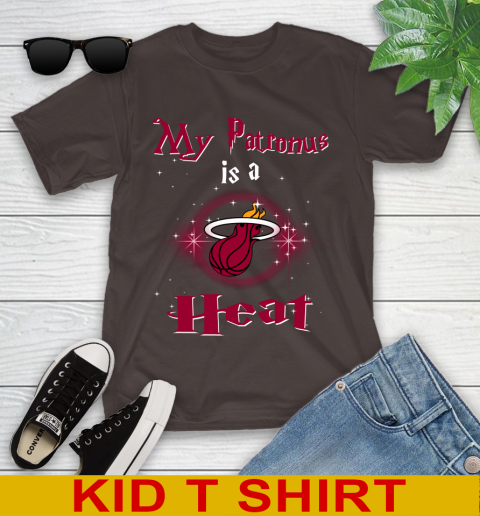 NBA Basketball Harry Potter My Patronus Is A Miami Heat Youth T-Shirt 6