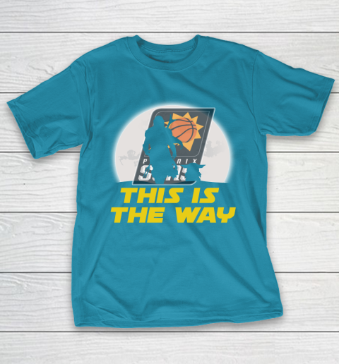 Phoenix Suns NBA Basketball Star Wars Yoda And Mandalorian This Is The Way T-Shirt 7