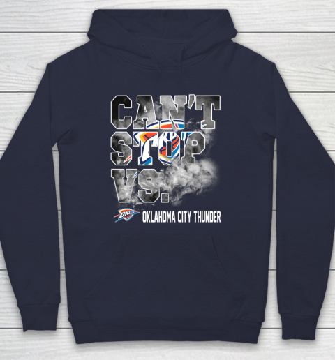 NBA Oklahoma City Thunder Basketball Can't Stop Vs Hoodie - Image 3