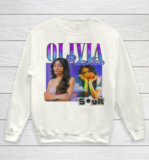 Design By Olivia And Rod Rigo Sour merch Youth Sweatshirt