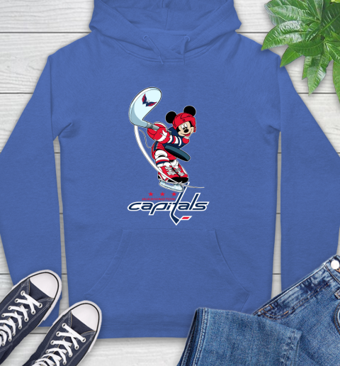 NHL Hockey Washington Capitals Cheerful Mickey Mouse Shirt Hoodie 9
