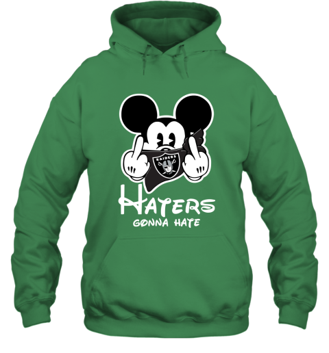 NFL Oakland Raiders Haters Gonna Hate Mickey Mouse Disney Football T Shirt sKCoRW4TZPP hoodie 23 95 151514 front irish