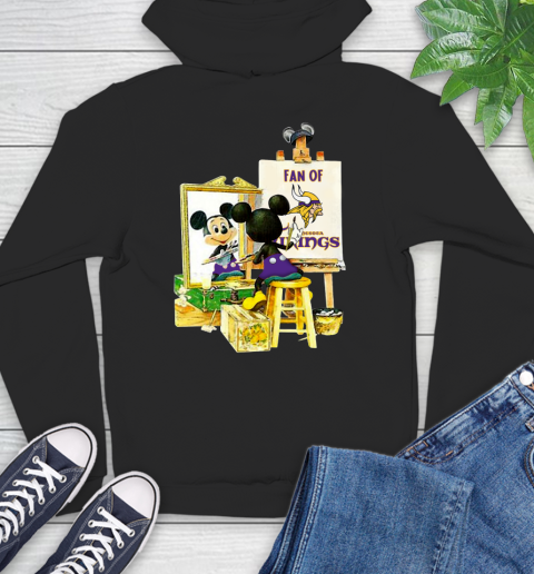 NFL Football Minnesota Vikings Mickey Drawing Shirt 13