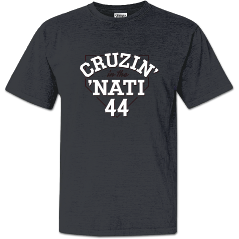 Cruzin' In the 'Nati Cincinnati Baseball Fans Premium Dyed Heavyweight T-Shirt