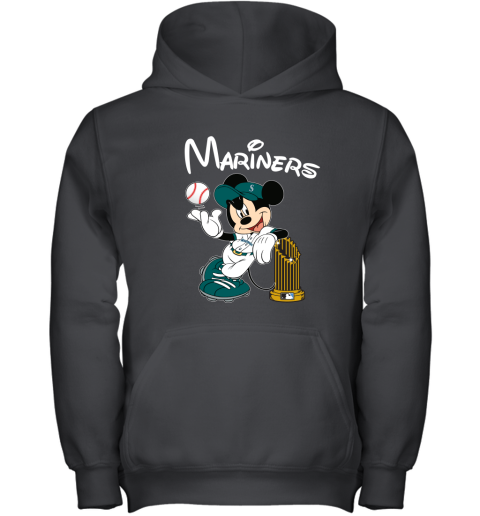 Seattle Mariners Mickey Taking The Trophy MLB 2019 Youth Hoodie