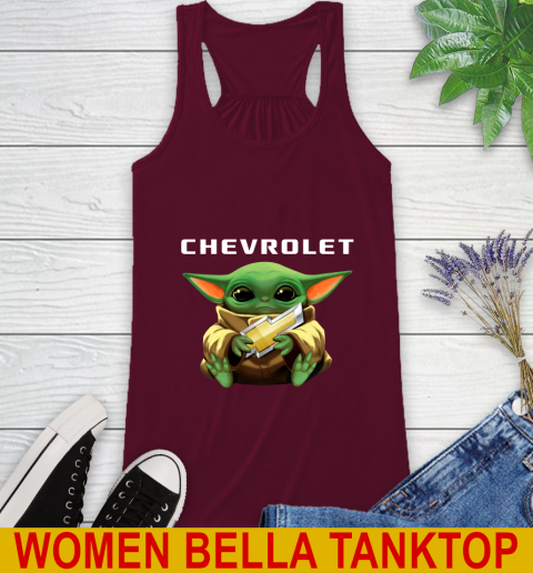 Star Wars Baby Yoda Hugs Chevrolet Car Shirt 38
