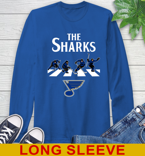 NHL Hockey St.Louis Blues The Beatles Rock Band Shirt Long Sleeve T-Shirt 11