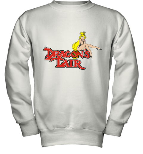Dragon's Lair Daphne Baseball Youth Sweatshirt