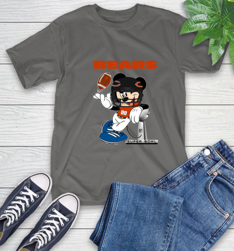 NFL Chicago Bears Mickey Mouse Disney Super Bowl Football T Shirt T-Shirt 9