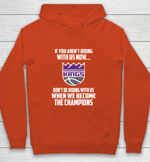 NBA Sacramento Kings Basketball We Become The Champions Youth Hoodie 3