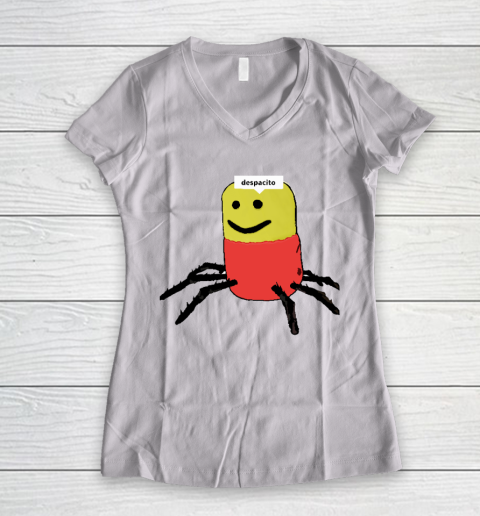 Despacito Target Spider Women's V-Neck T-Shirt