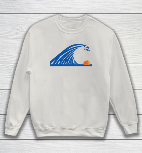 Blue Wave For Kamala Harris Trump Funny Sweatshirt 8
