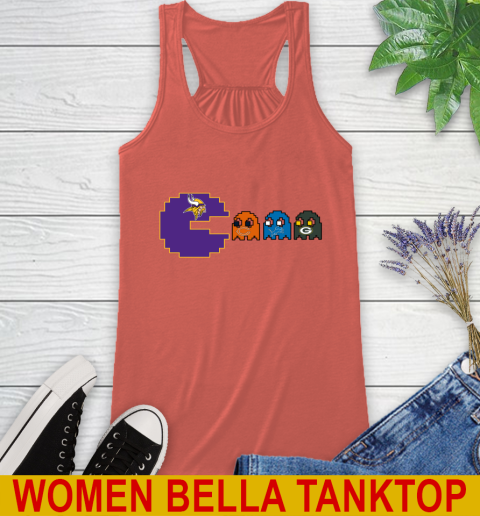 Minnesota Vikings NFL Football Pac Man Champion Racerback Tank 4