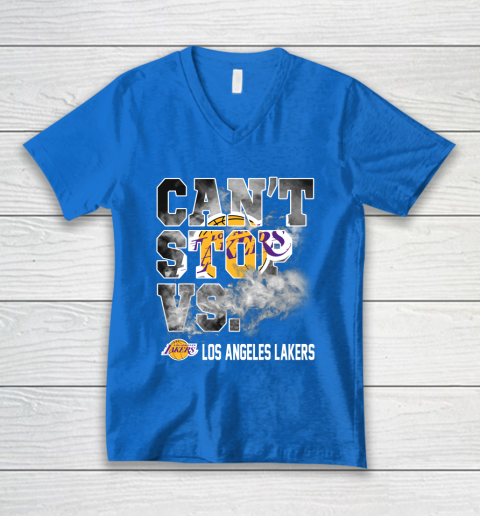 NBA Los Angeles Lakers Basketball Can't Stop Vs V-Neck T-Shirt 5