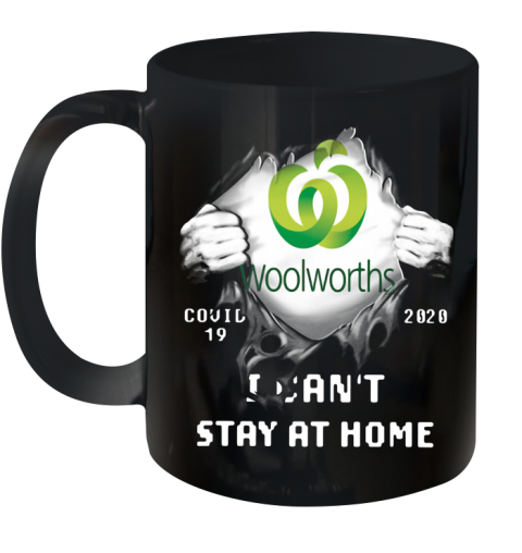 Woolworths Inside Me Covid 19 2020 I Can't Stay At Home Ceramic Mug 11oz
