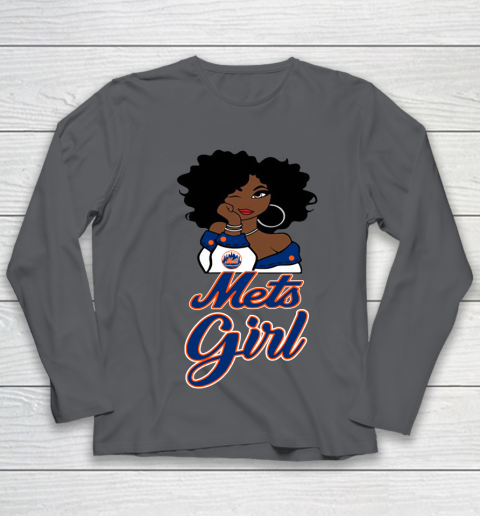 New York Metss Girl MLB Youth Long Sleeve 8