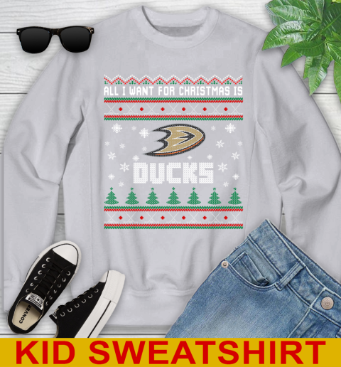 Anaheim Ducks NHL Hockey All I Want For Christmas Is My Team Sports 111
