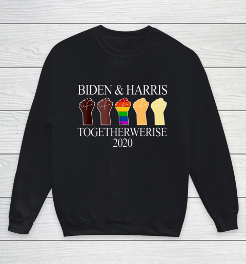 Joe Biden Kamala Harris 2020 Shirt LGBT Biden Harris 2020 T Shirt.9ESET0U5CX Youth Sweatshirt