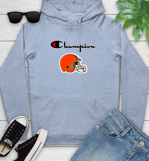 NFL Football Cleveland Browns Champion Shirt Youth Hoodie 7
